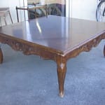 SOLD: Italian coffee table by TheLivingRoominKenmore square coffee table photo