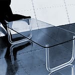 Clearspan Coffee Table by Phil Manker by Phil Manker glass coffee table photo
